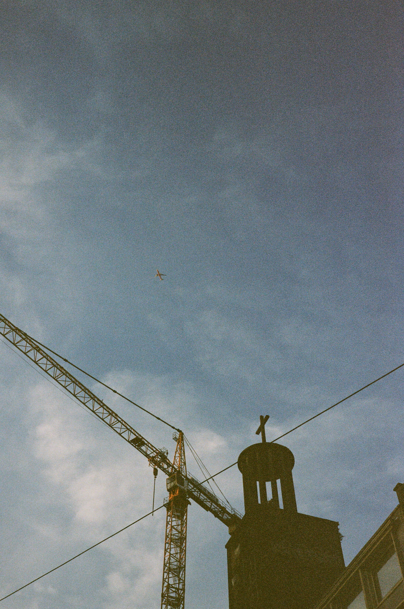 Plane above