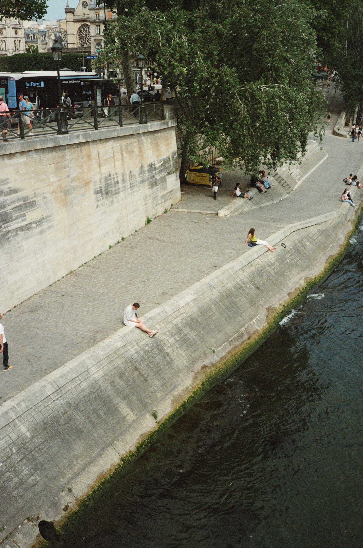 Above the river