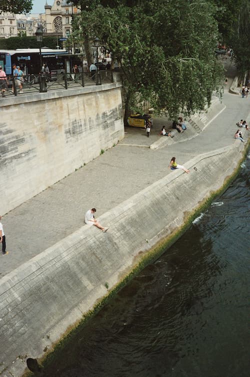 Above the river