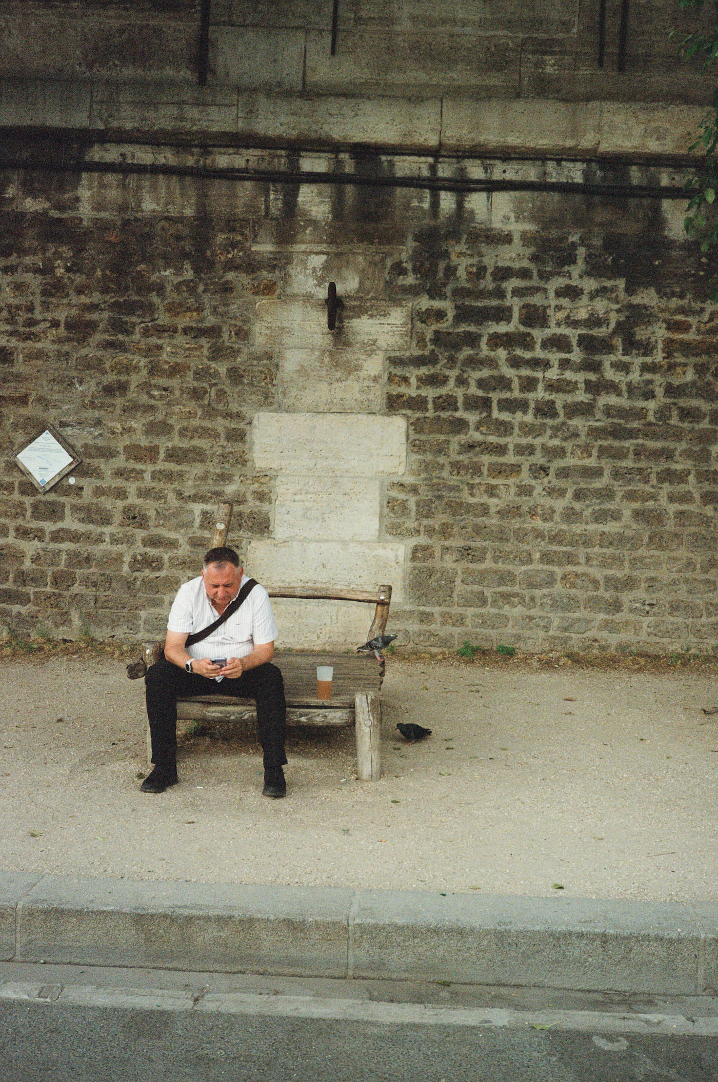 Man and phone